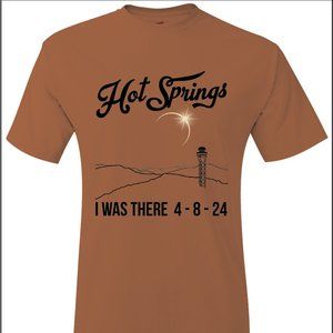 Hot Springs Arkansas 2024 Solar Eclipse I Was There Heather Autumn T-Shirt